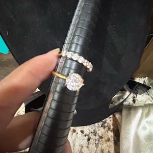 925 silver wedding set